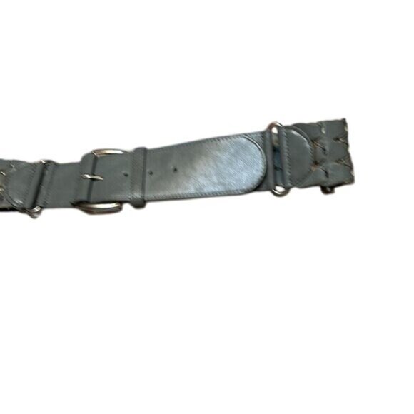 Grey Braided XL Belt With Adjustable Buckle - Picture 7 of 7